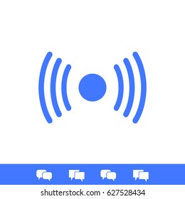 Wireless Icon , stock vector illustration flat design style
