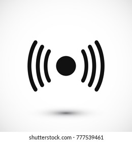 Wireless Icon , stock vector illustration flat design style