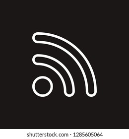 wireless icon. wireless vector design. sign design