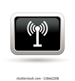 Wireless icon. Vector illustration