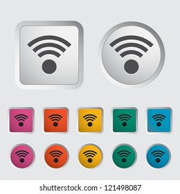 Wireless icon. Vector illustration.