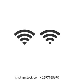 Wireless icon. Wifi signal, network glyph icon