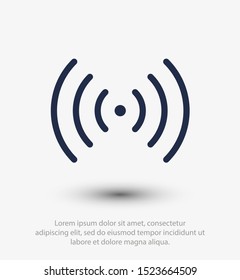 Wireless icon, Wi-Fi icon vector illustration EPS10
