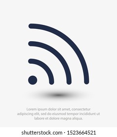 Wireless icon, Wi-Fi icon vector illustration EPS10