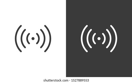 Wireless icon, Wi-Fi icon vector illustration EPS10