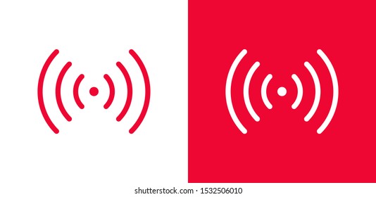 Wireless icon, Wi-Fi icon vector illustration EPS10