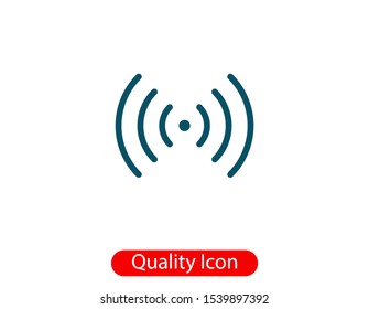 Wireless icon, Wi-Fi icon vector illustration EPS10