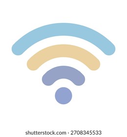 Wireless Internet Communication and Network Signal Symbol