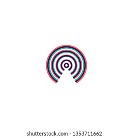 Wireless Internet icon design. Essential icon vector illustration