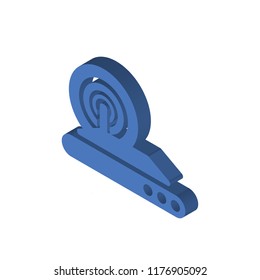 Wireless internet isometric left top view 3D icon
