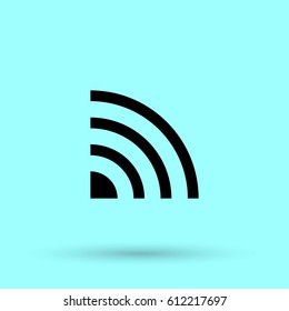 wireless internet router line vector icon