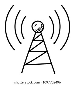 
Wireless internet signal tower 
