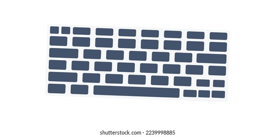 Wireless-Tastatur, flaches Symbol Office-Gerät
