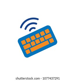 Wireless Keyboard Icon Design