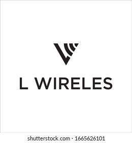 A wireless lab logo icon vector