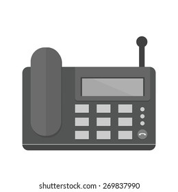 Wireless, landline phone, digital set icon vector image. Can also be used for communication, connection, technology. Suitable for web apps, mobile apps and print media.