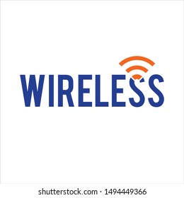 Wireless and letter S logo. Wifi Symbol. Sign Icon.  Vector Eps 10.