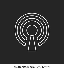 wireless line icon