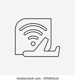 wireless line icon
