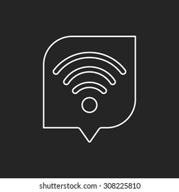 wireless line icon