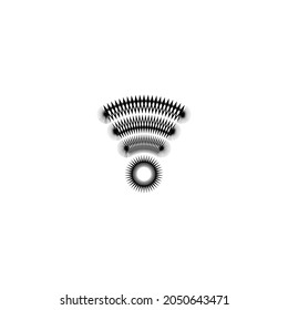 Wireless line icon. Simple style internet network big sale poster background symbol. Logo design element. T-shirt printing. Vector for sticker.
