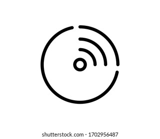 Wireless-Line-Symbol Vektorillustration Symbol im trendigen, flachen Stil auf weißem Hintergrund.Websingen für Design.