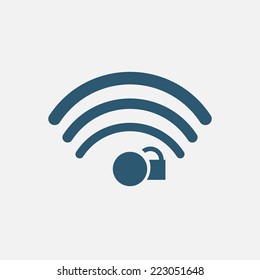 Wireless lock icon