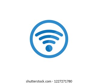 wireless Logo Template vcetor illustration