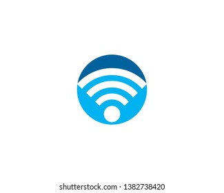 wireless Logo Template vcetor illustration