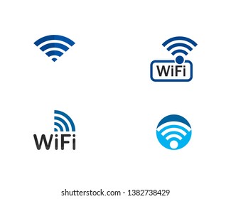 wireless Logo Template vcetor illustration