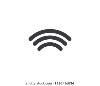 wireless Logo Template vector icon illustration design