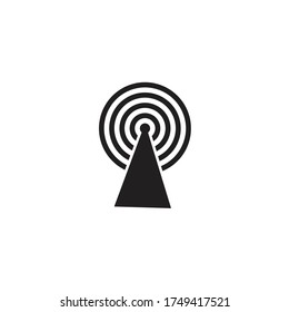 wireless Logo Template vector illustration