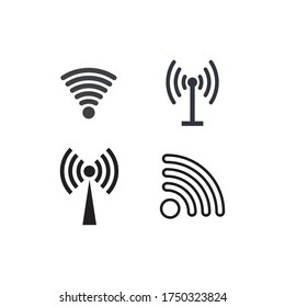 wireless Logo Template vector illustration