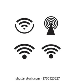 wireless Logo Template vector illustration