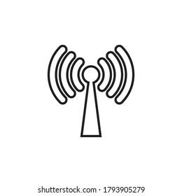 Vorlage für drahtlose Logos, Vektorgrafik