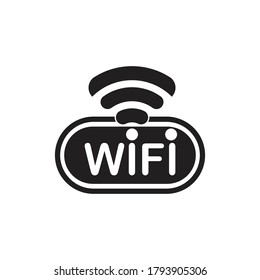 Vorlage für drahtlose Logos, Vektorgrafik