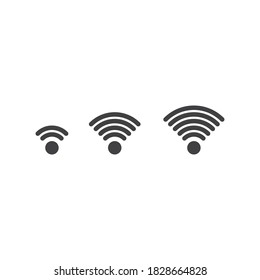wireless Logo Template vector illustration