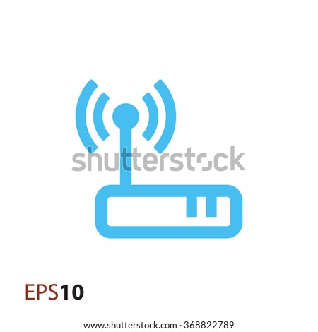 Wireless modem icon for web