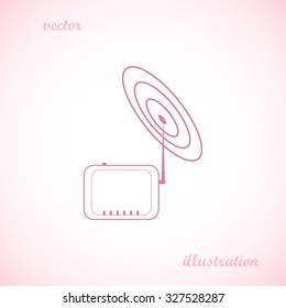 wireless modem , vector Illustration