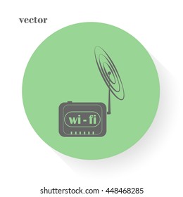 wireless modem , vector Illustration
