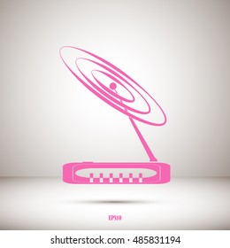 wireless modem , vector Illustration