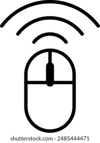 Wireless mouse computer device icon, mouse driver