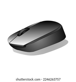 Wireless mouse, computer hardware vectors.