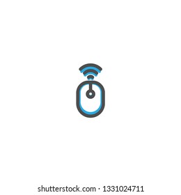 Wireless Mouse Icon Line Design. E Commerce icon vector illustration design