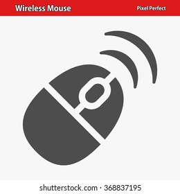 Wireless Mouse Icon. Professional, pixel perfect icons optimized for both large and small resolutions. EPS 8 format.