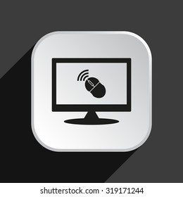 Wireless mouse. icon. vector design