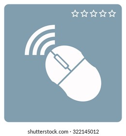 Wireless mouse. icon. vector design