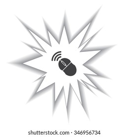 Wireless mouse. icon. vector design