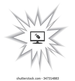 Wireless mouse. icon. vector design