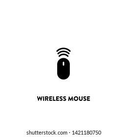 wireless mouse icon vector. wireless mouse sign on white background. wireless mouse icon for web and app